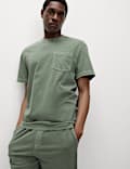 Pure Cotton Garment Dyed T-Shirt