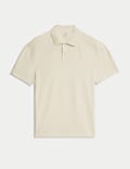 Relaxed Fit Pure Cotton Garment Dyed Polo Shirt