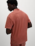 Relaxed Fit Pure Cotton Garment Dyed Polo Shirt