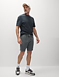 Relaxed Fit Pure Cotton Garment Dye Short