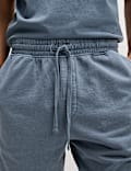 Relaxed Fit Pure Cotton Garment Dye Short