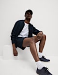 Extra große Shorts aus reiner Baumwolle mit Waffelstruktur