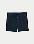 Extra große Shorts aus reiner Baumwolle mit Waffelstruktur