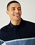 Pure Cotton Striped Rugby Shirt