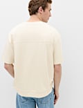 Cotton Rich Crew Neck T-Shirt with Lyocell