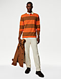 Pure Cotton Striped Rugby Shirt