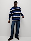 Pure Cotton Striped Rugby Shirt