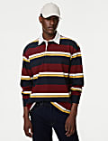 Pure Cotton Striped Rugby Top