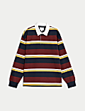 Pure Cotton Striped Rugby Top