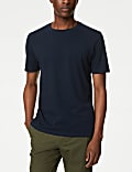 3pk Pure Cotton Crew Neck T-Shirts