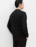 Cotton Rich Brushback Sweatshirt