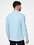 2 Pack Pure Cotton Long Sleeve Polo Shirts