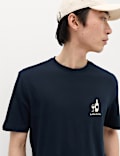 Pure Cotton Graphic Crew Neck T-Shirt