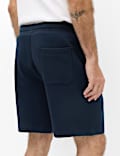 Cotton Rich Brushback Mid Length Shorts