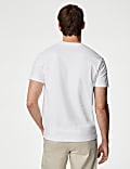 2pk Pure Cotton Crew Neck Midweight T-Shirts