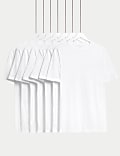 7pk Pure Cotton Crew Neck T-Shirts