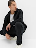 Fleece Lined Long Sleeve Zip Up Hoodie