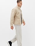 Fleece Windproof Zip Up Funnel Neck Jacket