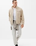Fleece Windproof Zip Up Funnel Neck Jacket