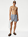 Quick Dry Striped Swim Shorts