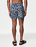 Quick Dry Abstract Print Swim Shorts