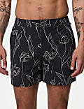 Quick Dry Floral Swim Shorts