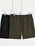 2pk Quick Dry Swim Shorts