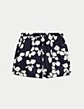 Quick Dry Floral Graphic Swim Shorts