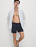 Short de bain uni, séchage rapide