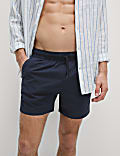 Short de bain uni, séchage rapide