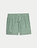 Quick Dry Geometric Print Swim Short