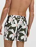 Quick Dry Floral Print Swim Shorts