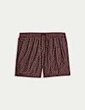 Quick Dry Geometric Print Swim Shorts
