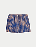 Quick Dry Lobster Print Swim Shorts