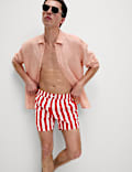 Quick Dry Deckchair Striped Swim Shorts