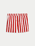 Quick Dry Deckchair Striped Swim Shorts