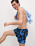 Quick Dry Printed Swim Shorts