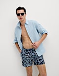 Quick Dry Printed Swim Shorts