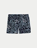 Quick Dry Printed Swim Shorts