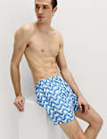 Quick Dry Printed Swim Shorts