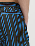 Quick Dry Striped Swim Shorts