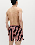 Quick Dry Striped Swim Shorts