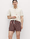 Quick Dry Striped Swim Shorts