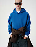 Pure Cotton Textured Oversized Scuba Hoodie