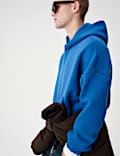 Pure Cotton Textured Oversized Scuba Hoodie