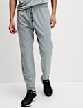 Stretch Drawstring Zip Pocket Joggers