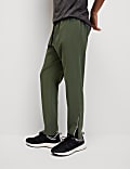 Pantalón deportivo con bolsillos con cremallera y cordón ajustable elásticos