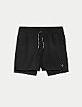 Short de sport effet superposé