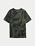 Abstract Print Training T-Shirt