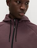 Jersey-Hoodie mit durchgehendem Reißverschluss 